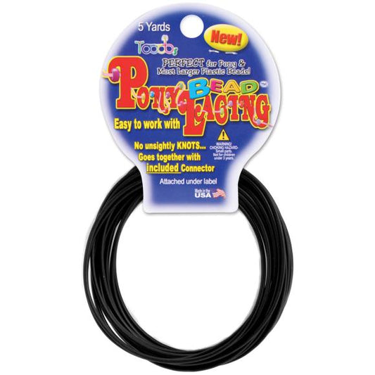 Pony Bead Lacing 2mmX5yd