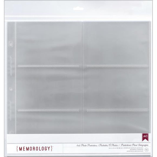 American Crafts Side-Loading Page Protectors 12"x12" 10/Pkg