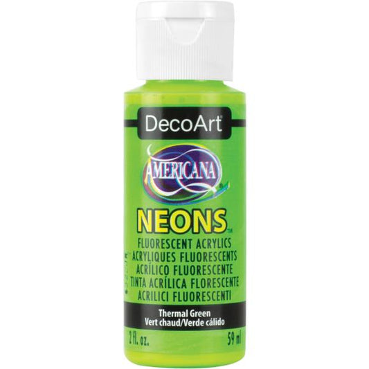 DecoArt Americana Neons Fluorescent Acrylic Paint 2oz