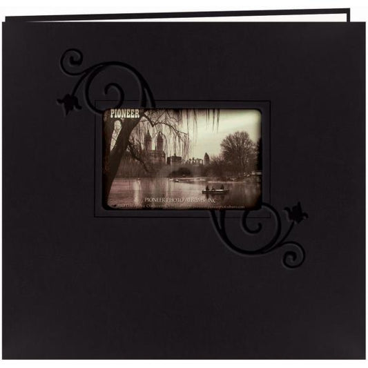 Pioneer Embossed Leatherette Post Bound Album 12"X12"