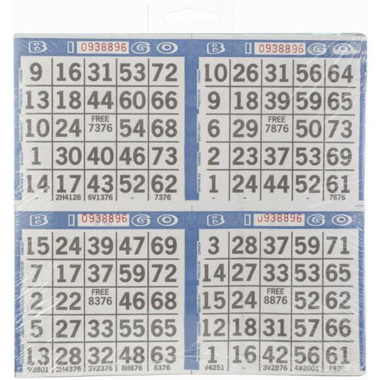 Crafty Dab Primo Bingo Game Sheets 8"X8" 125/Pkg