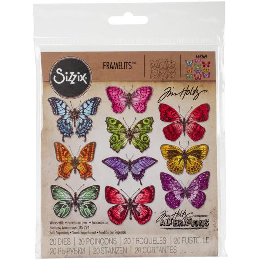 Sizzix Framelits Dies By Tim Holtz 20/Pk