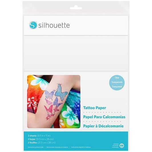 Silhouette Temporary Tattoo Paper 8.5"X11"
