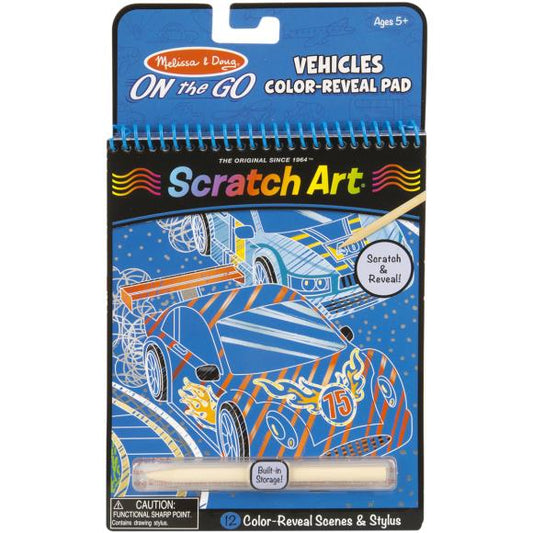 Melissa & Doug On The Go Scratch Art Color Reveal Pad
