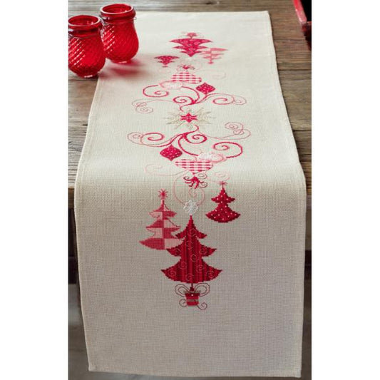 Vervaco Counted Cross Stitch Table Runner Kit 11.6"X40.8"