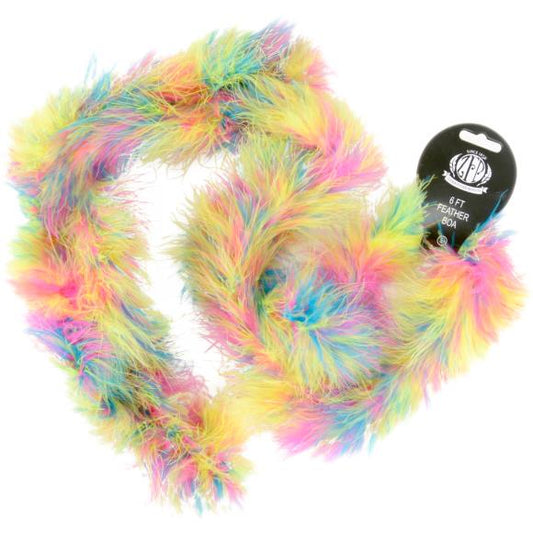 Zucker Marabou Feather Boa Multicolor Medium Weight 72"