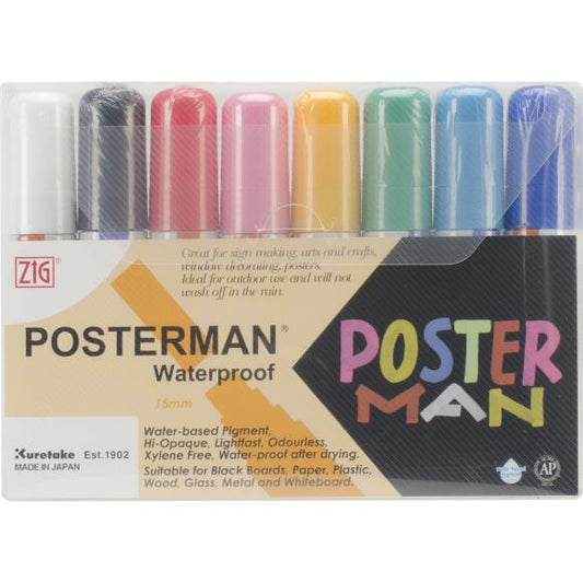 ZIG Posterman 15mm Tip Markers