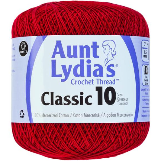 Aunt Lydia's Classic Crochet Thread Size 10