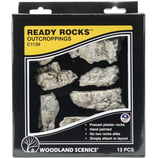 Woodland Scenics Ready Rocks 13/Pkg