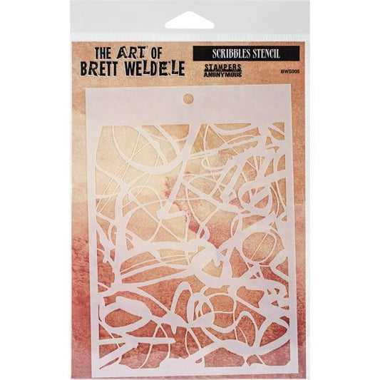 Brett Weldele Stencils 6.5"X4.5"