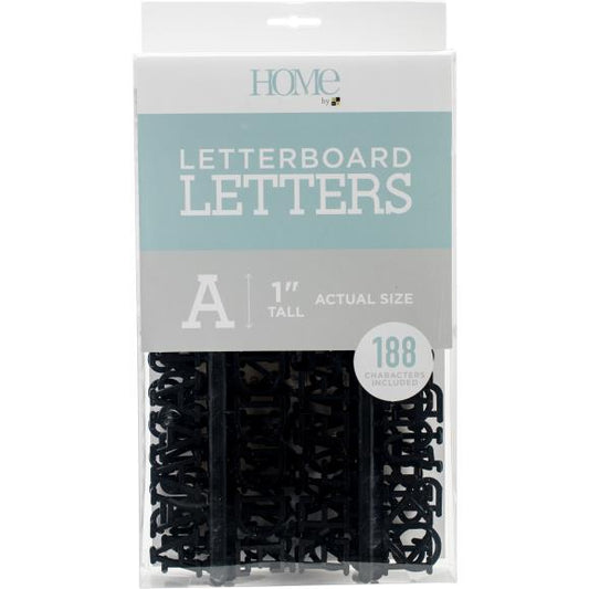 DCWV Letterboard Letters & Characters 1" 188/Pkg