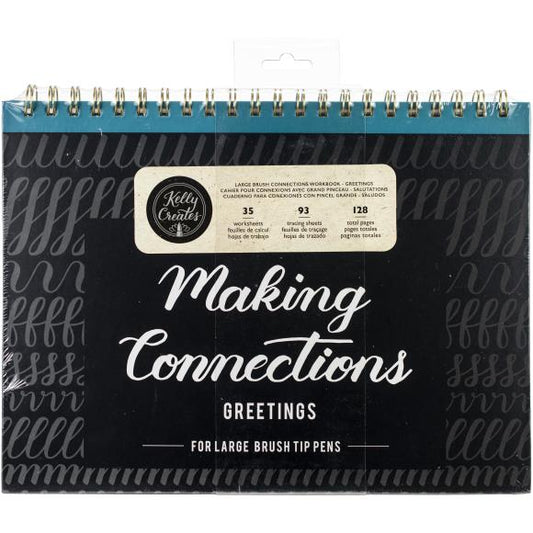 Kelly Creates Large Brush Workbook 11.6"X10" 128/Pkg