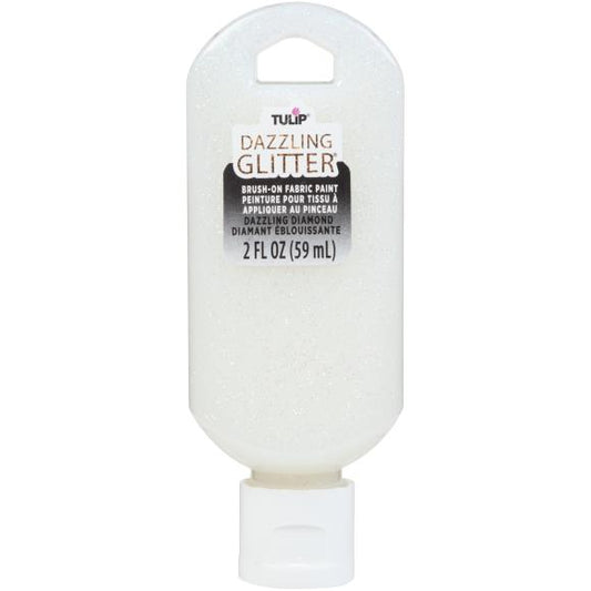 Tulip Dazzling Glitter Brush-On Fabric Paint 2oz