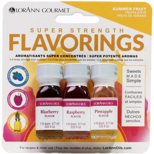 LorAnn Candy & Baking Flavoring .125oz 3/Pkg
