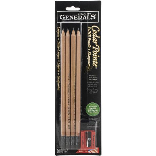 General Pencil Cedar Pointe Graphite Pencils 5/Pkg