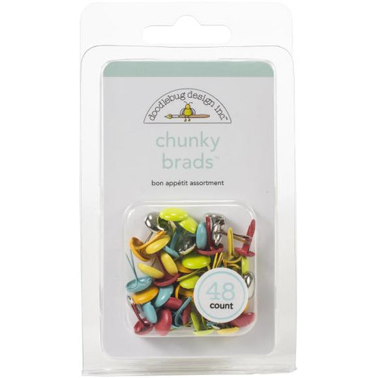 Doodlebug Chunky Brads 48/Pkg