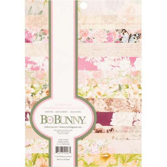 BoBunny Single-Sided Paper Pad 6"X8" 36/Pkg