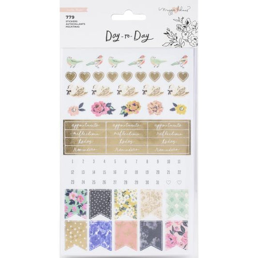 Maggie Holmes Day-To-Day Planner Sticker Book 779/Pkg