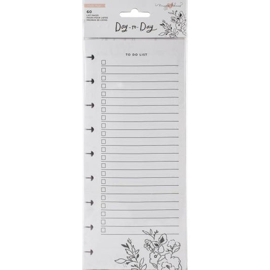Maggie Holmes Day-To-Day Dbl-Sided Notepad 4.25"X11" 60/Pkg