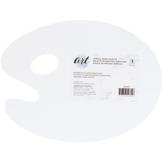 American Crafts Art Supply Basics Acrylic Palette