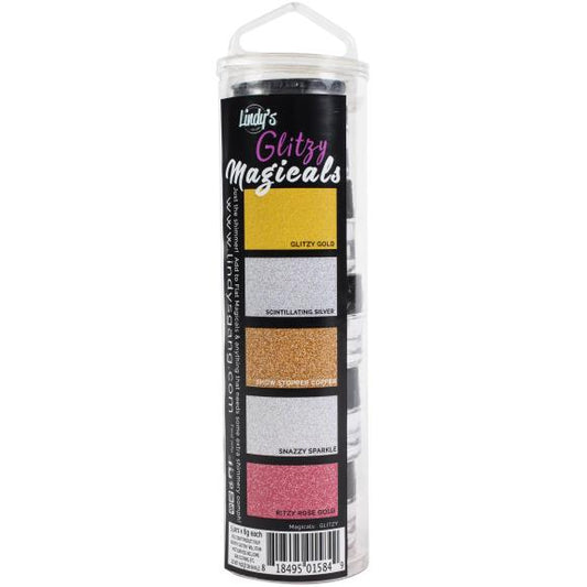 Lindy's Stamp Gang Flat Glitzy Magicals .25oz 5/Pkg