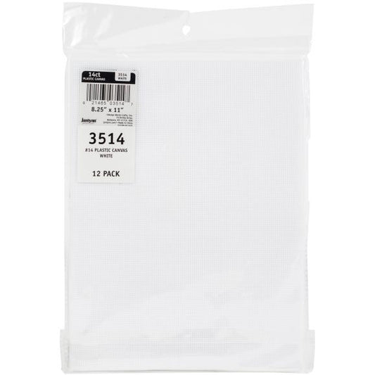Design Works Plastic Canvas 14 Count 8.25"X11" 12/Pkg