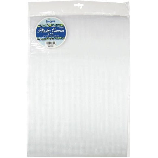 Janlynn Plastic Canvas 7 Count 12"X18" 3/Pkg