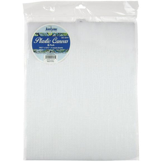 Janlynn Plastic Canvas 7 Count 10.5"X13.5" 6/Pkg