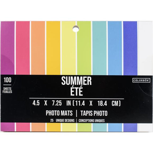 Colorbok Photo Mat 4.5"X7.25" 100/Pkg