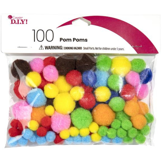 CousinDIY Pom-Pom Variety Pack 100/Pkg