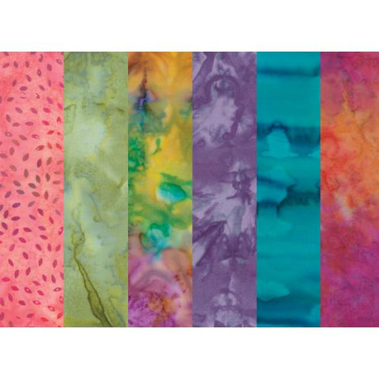 Benartex Cotton Bali Print Asst. 45"X50yd Ff