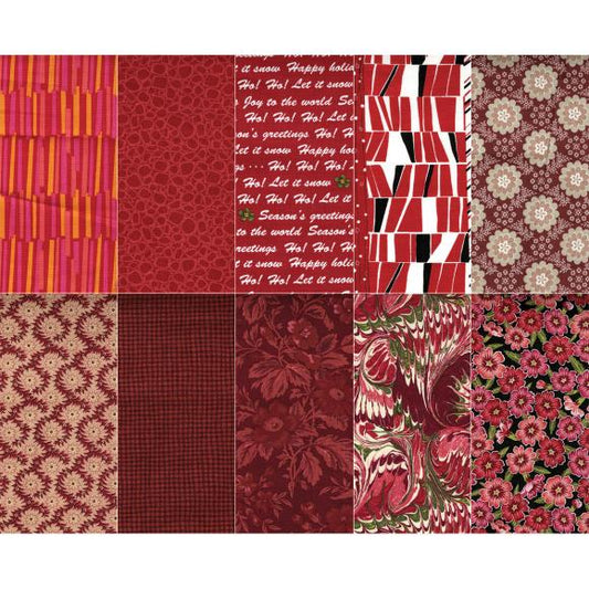 Benartex Cotton Reds Print Asst. 45"X50yd Ff