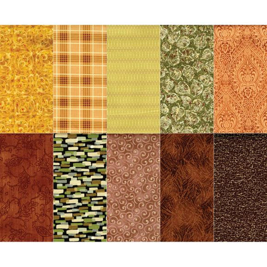 Benartex Cotton Earth Tone Print Asst. 45"X50yd Ff