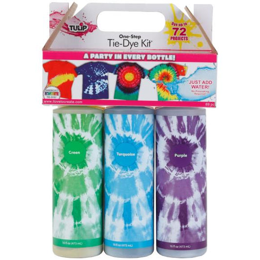 Tulip One-Step Tie-Dye Block Party Kit 16oz 6/Pkg