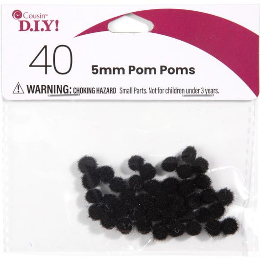 CousinDIY Pom-Poms 5mm 40/Pkg