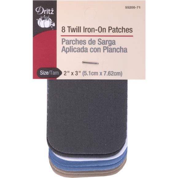 Dritz Iron-On Patches 2"X3" 8/Pkg