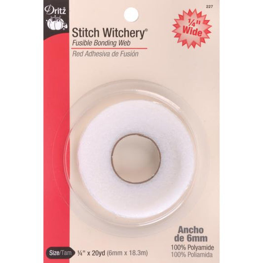 Dritz Stitch Witchery Fusible Bonding Web Narrow