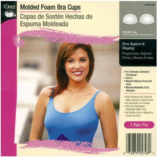 Dritz Molded Foam Bra Cups