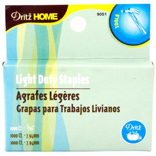 Dritz Home Light Duty Refill Staples 5/16" 1000/Pkg
