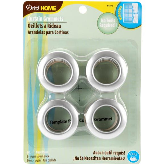 Dritz Home Curtain Grommets 1" Inner Diameter Plastic 8/Pkg