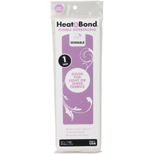 HeatnBond Lightweight Iron-On Fusible Interfacing