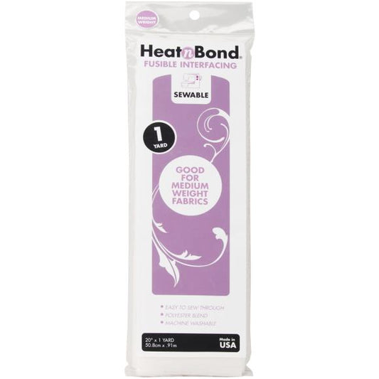 HeatnBond Med-Weight Iron-On Fusible Interfacing