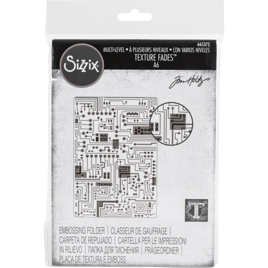 Sizzix 3D Textured Impressions Embossing Folder By Tim Holtz