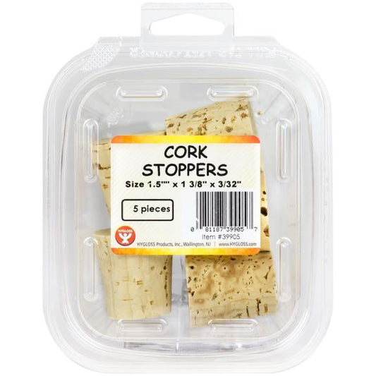 Hygloss Cork Stoppers 5/Pkg