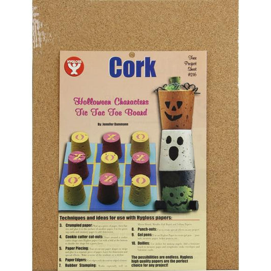 Hygloss Cork Sheets 2mm Thick 2/Pkg