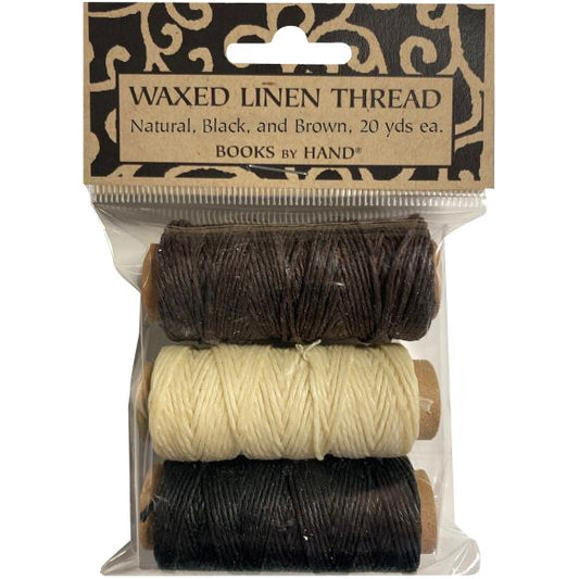 Lineco Waxed Linen 5 Ply Thread 3/Pkg