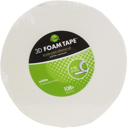iCraft 3D Foam Tape Jumbo Roll