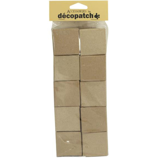 Decopatch Paper Mache Boxes 10/Pkg