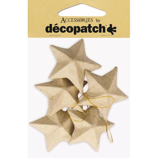 Decopatch Holiday Pack Of Stars 5/Pkg