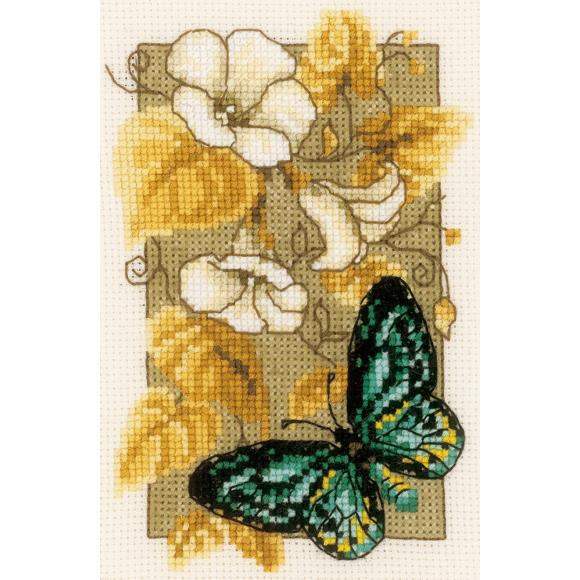 Vervaco Counted Cross Stitch Miniatures Kit 3.2"X4.8"